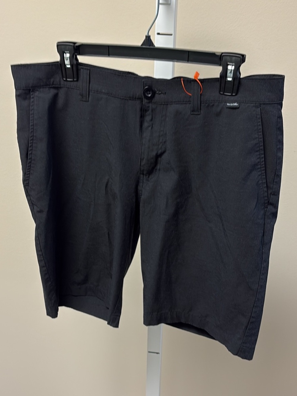 Travis Mathew Black Flat-Front Men's Shorts